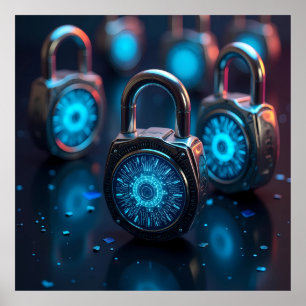 Poster A evolução da AI de segurança de alta tecnologia