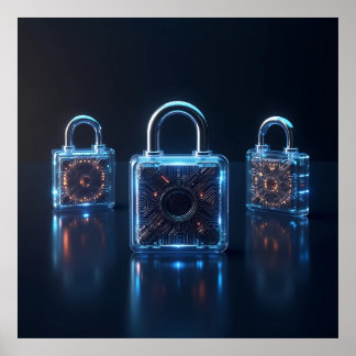 Poster A evolução da AI de segurança de alta tecnologia