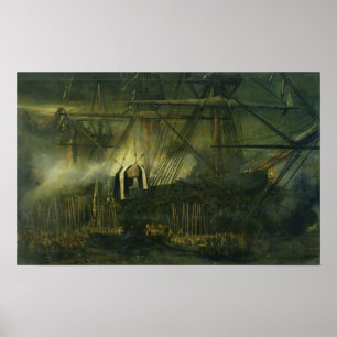 Poster A expedição das cinzas de Napoleon a bordo