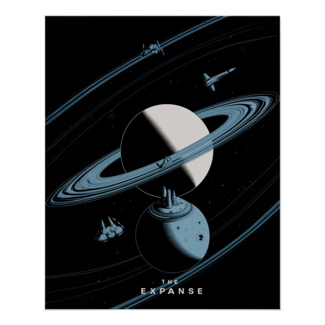 Póster A Exploração Expanse-SciFi (Frente)