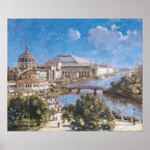Póster A exposição colombiana do mundo por Theodore