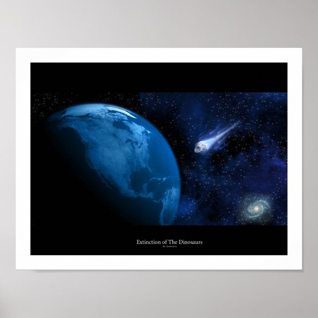 Póster A Extinção Dos Dinossauros (Frente)
