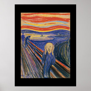 Póster A extra grande de alta qualidade do gritar (pastel