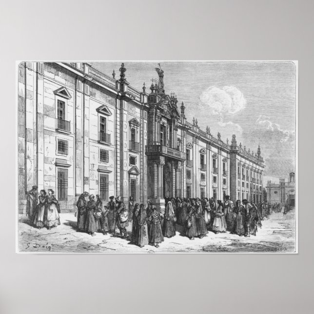 Póster A fábrica de cigarro de Sevilha (Frente)