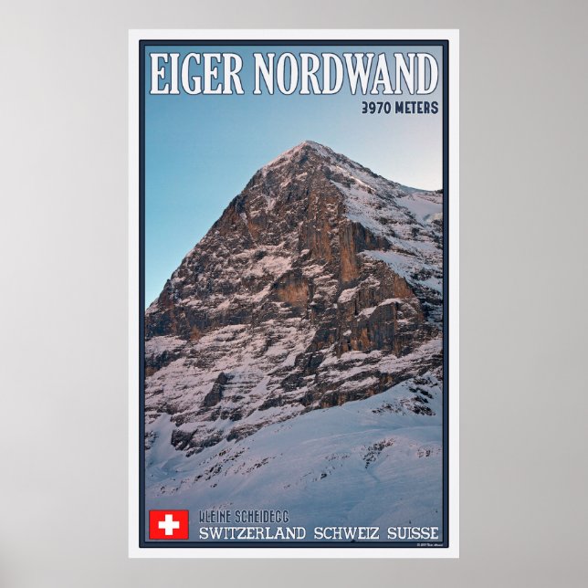 Póster A face norte do Eiger (Frente)