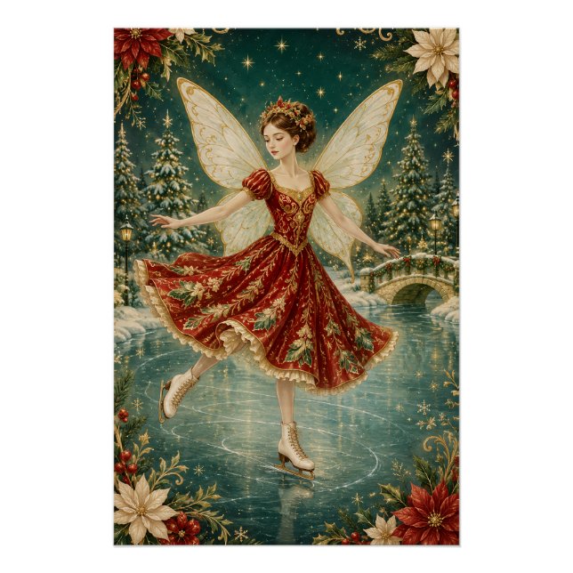 Póster A Fada de Gelo do Natal (Frente)