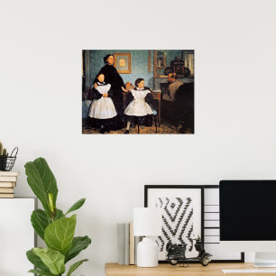 Poster A Família Bellelli, por Edgar Degas,