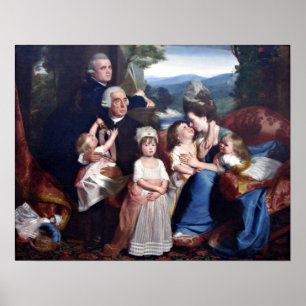 Poster A família Copley de John Singleton Copley
