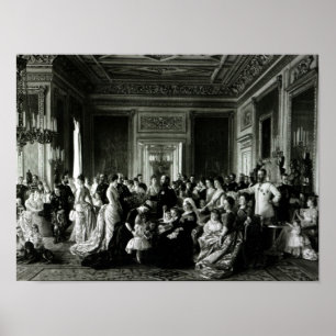 Poster A família da rainha Victoria, 1887