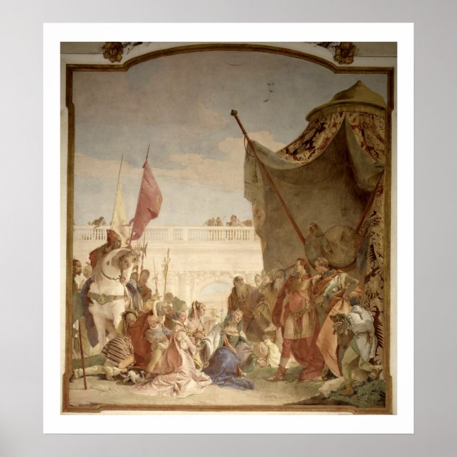 Póster A Família de Darius antes de Alexandre (Frente)