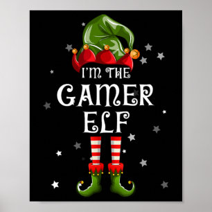 Poster A Família de Festas de Natal Divertidas do Elf Gam