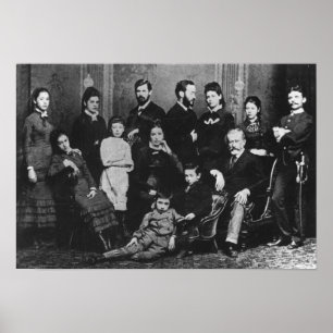 Póster A família de Freud, c.1876