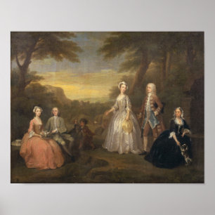 Póster A família de Jones, c.1730-1