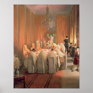 Póster A família de Rothschild na oração