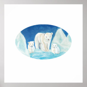 Poster A família do urso polar e eu