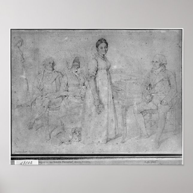 Póster A Família Forestier, 1806 (Frente)