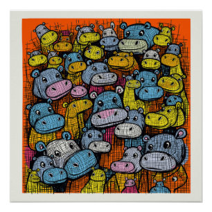 Póster A Família Hippo