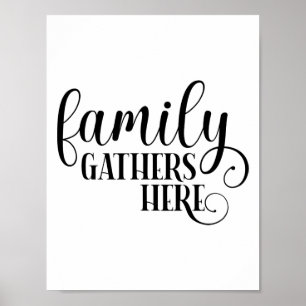 Poster A família moderna ganha aqui, citando tipografia