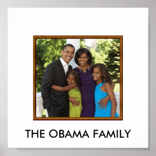 POSTER A FAMÍLIA OBAMA