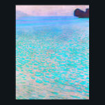 Poster A famosa pintura Attersee de Gustav Klimt.<br><div class="desc">A famosa pintura Attersee de Gustav Klimt. Pôster.</div>