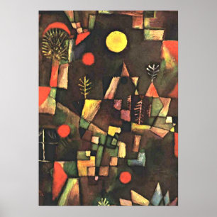 Póster A famosa pintura de Klee, Lua Cheia