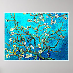 Poster A famosa pintura de Van Gogh, Almond Blossoms