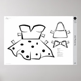 Poster A fantasia da boneca de papel OG: GRANDE