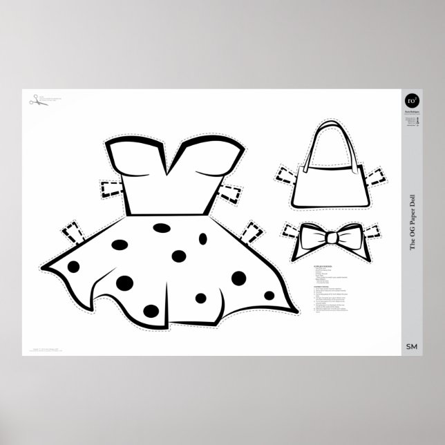 Poster A fantasia da boneca de papel OG: PEQUENA (Frente)