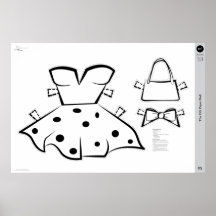 A fantasia da boneca de papel OG: X-SMALL