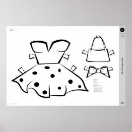 Poster A fantasia da boneca de papel OG: X-SMALL