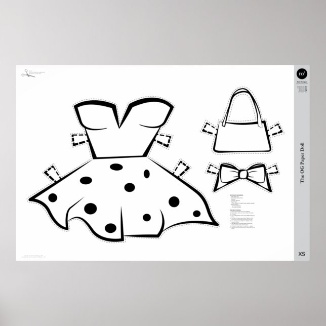 Poster A fantasia da boneca de papel OG: X-SMALL (Frente)