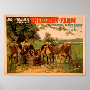 Poster A fazenda de leiteria um romance do jogo oco