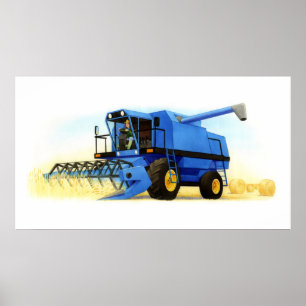 Poster A fazenda do miúdo e o cultivo - ceifeira de liga