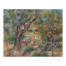 A Fazenda em Les Collettes, Cagnes Auguste Renoir