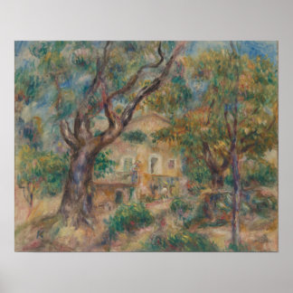 Poster A Fazenda em Les Collettes, Cagnes Auguste Renoir