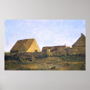 Póster A fazenda francesa por Charles-François Daubigny