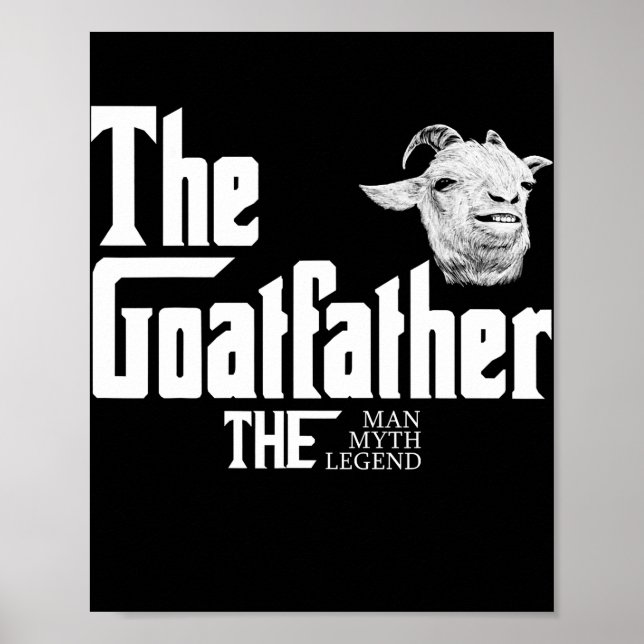 Poster A Fazenda Goatdad Animal para o fazendeiro (Frente)