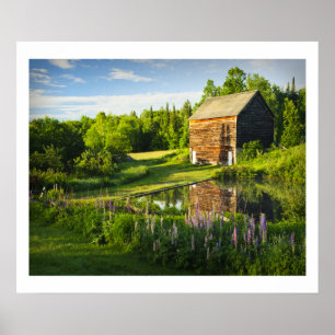 Póster A fazenda no Adirondacks, N.Y. de John Brown