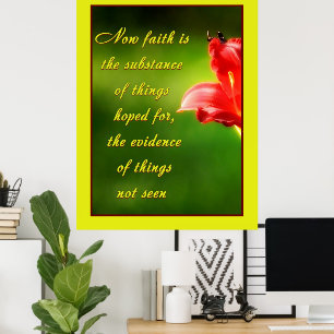 Poster A fé é  