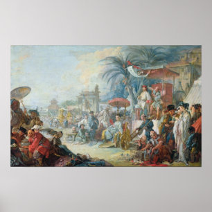 Póster A feira chinesa, c.1742