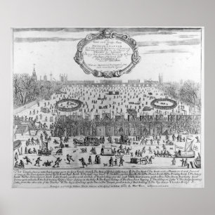 Poster A Feira da Gelada do inverno do Tâmisa