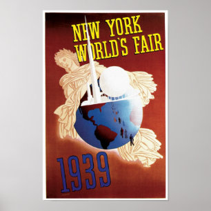 Póster A feira de mundo 1939 de New York
