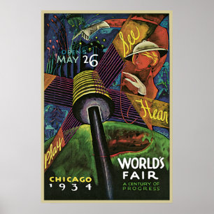 Poster A feira de mundo de Sandor Chicago