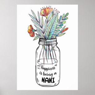 Poster A Felicidade Arte Esposa Está Sendo Um Nani