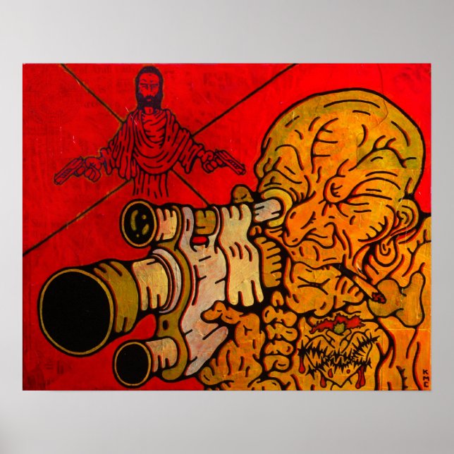 Póster A felicidade é uma arma quente (Frente)
