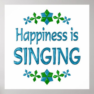 Poster A felicidade está cantando