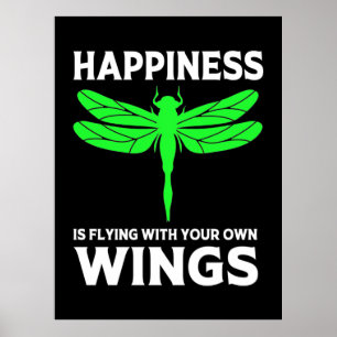 Poster A Felicidade Está Voando Com Dragonfly