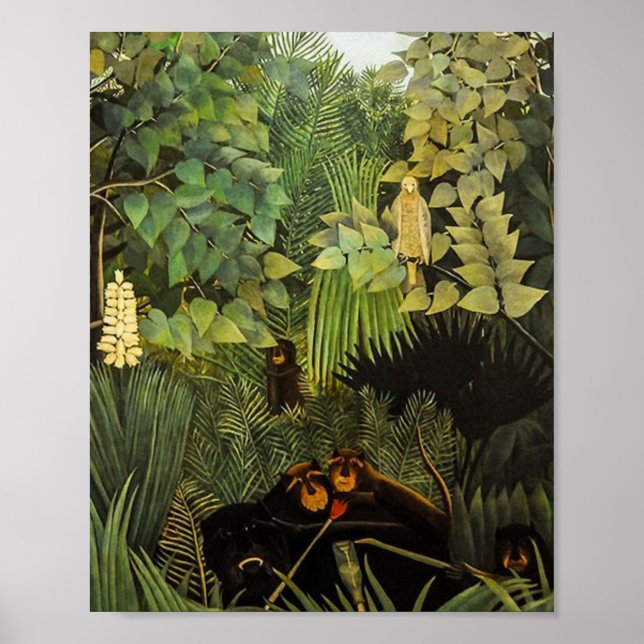 Poster A Feliz Jesters De Henri Rousseau (Frente)