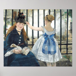 Poster A ferrovia - Edouard Manet Fine Art
