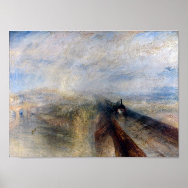 Poster A ferrovia ocidental Excelente, William Turner, 18 (Frente)